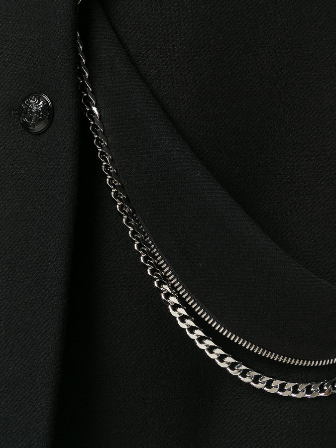 Lanvin Chain Embellished Coat, $2,820 | farfetch.com | Lookastic