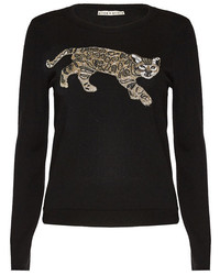 Beaded Bengal Cat Sweater