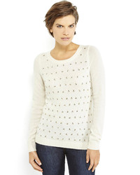 Bejeweled Cashmere Sweater