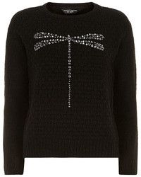 Dorothy Perkins Black Embellished Sweater