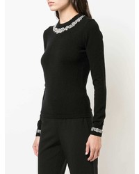 Michael Kors Collection Crystal Embellished Sweater