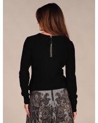 Tracy Reese Embellished Crew Sweater