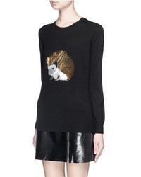 Markus Lupfer Hedgehog Embellished Natalie Sweater