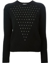 Saint Laurent Gem Embellished Sweater