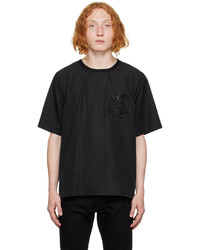 DSQUARED2 Black Ibra Football T Shirt