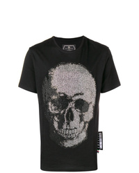 Philipp Plein Crystal Skull T Shirt