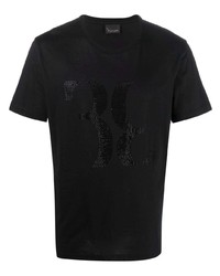 Billionaire Double B Crystal Embellished T Shirt