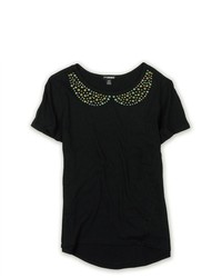 Ecko Unltd. Studded Collar Embellished T Shirt Black S