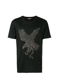 Roberto Cavalli Embellished Eagle T Shirt