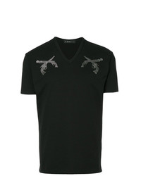 Roar Embellished Guns T Shirt