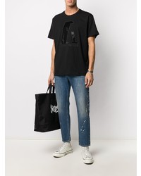 Emporio Armani Embellished Logo T Shirt