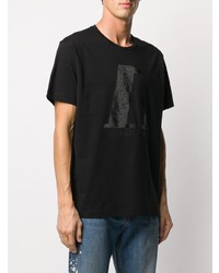 Emporio Armani Embellished Logo T Shirt