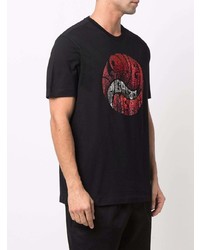 Versace Embellished Medusa T Shirt
