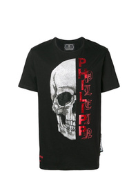 Philipp Plein Embellished Skull T Shirt