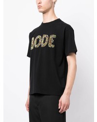 Bode Logo Embellished Cotton T Shirt