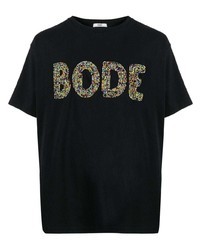 Bode Logo Embellished Cotton T Shirt