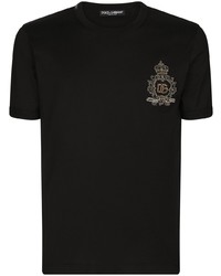 Dolce & Gabbana Logo Patch Cotton T Shirt