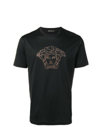 Versace Medusa Crystal Embellished T Shirt