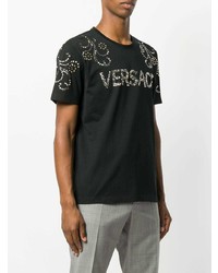 Versace Metal Logo Applique T Shirt