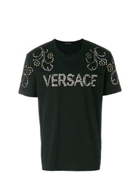 Versace Metal Logo Applique T Shirt