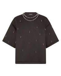 Dolce & Gabbana Necklace And Pendants Technical Jersey T Shirt