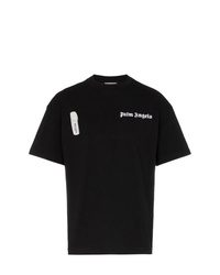Palm Angels Short Sleeve Cotton Logo T Shirt