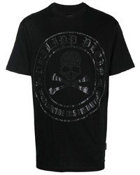 Philipp Plein Skull Bones Logo T Shirt