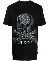 Philipp Plein Skull Logo Print T Shirt