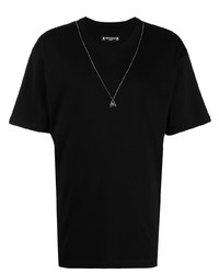 Mastermind Japan Skull Necklace Cotton T Shirt