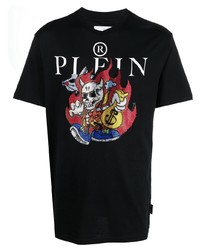 Philipp Plein Skully Gang Embellished T Shirt