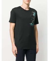 Roberto Cavalli Snake Embellished T Shirt