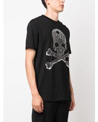 Philipp Plein Ss Skull Bones Round Neck T Shirt