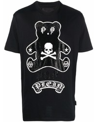 Philipp Plein Teddy Bear Logo T Shirt