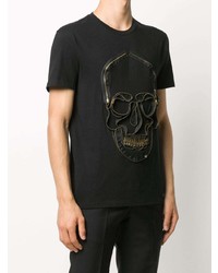 Alexander McQueen Zip Embellished T Shirt