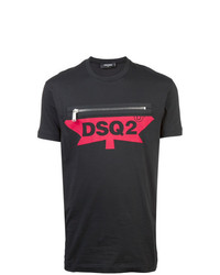 DSQUARED2 Zipped Logo T Shirt