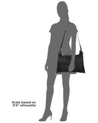 Marc Jacobs Embellished Grip Denim Shoulder Bag