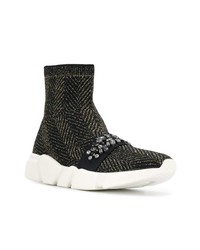 Twin-Set Sock Sneaker Boots