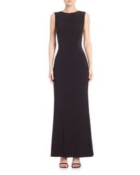 Laundry by Shelli Segal Jersey Embellished Detail Gown