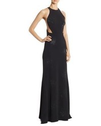Stella McCartney Miracle Embellished Illusion Gown