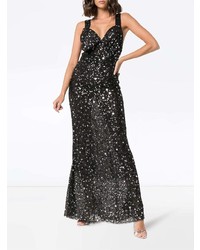ATTICO Star And Sparkle Embellished Maxi Dress