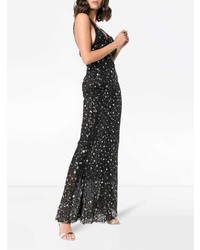 ATTICO Star And Sparkle Embellished Maxi Dress