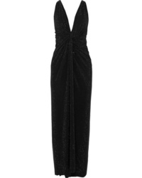 Alexandre Vauthier Twisted Crystal Embellished Crepe Gown