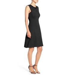 Maggy London Embellished Scuba Fit Flare Dress