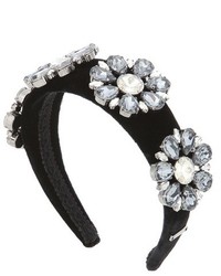 Dolce & Gabbana Embellished Velvet Headband