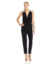 Alice & Trixie Talia Embellished Silk Cross Over Jumpsuit