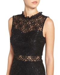 Speechless Embellished Lace Body Con Dress