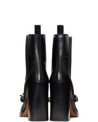Givenchy Black Chain Chelsea Boots
