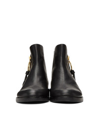 See by Chloe Black Zip Ankle Boots