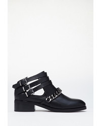 Forever 21 Chained Ankle Strap Booties