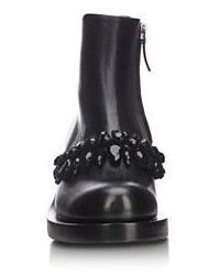 Givenchy Crystal Embellished Ankle Boots Black